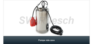 Pompe Vide Cave PE-10